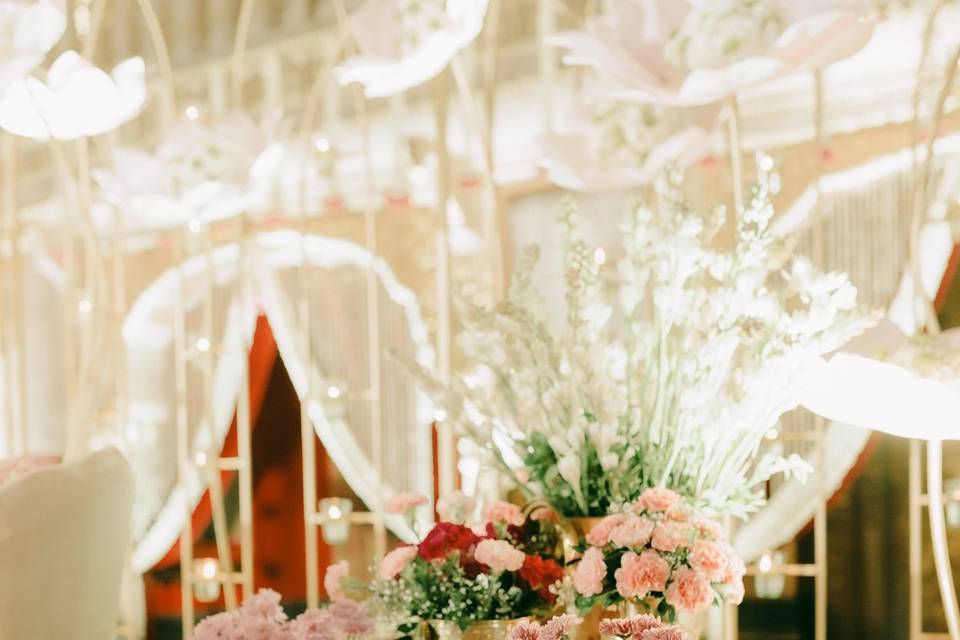Reception decor