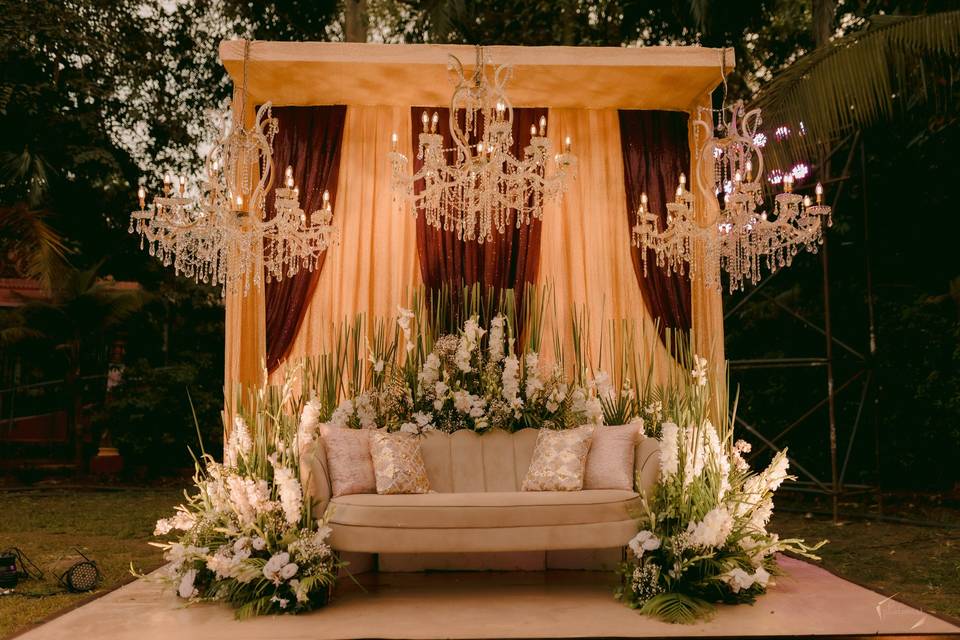 Couple seating
