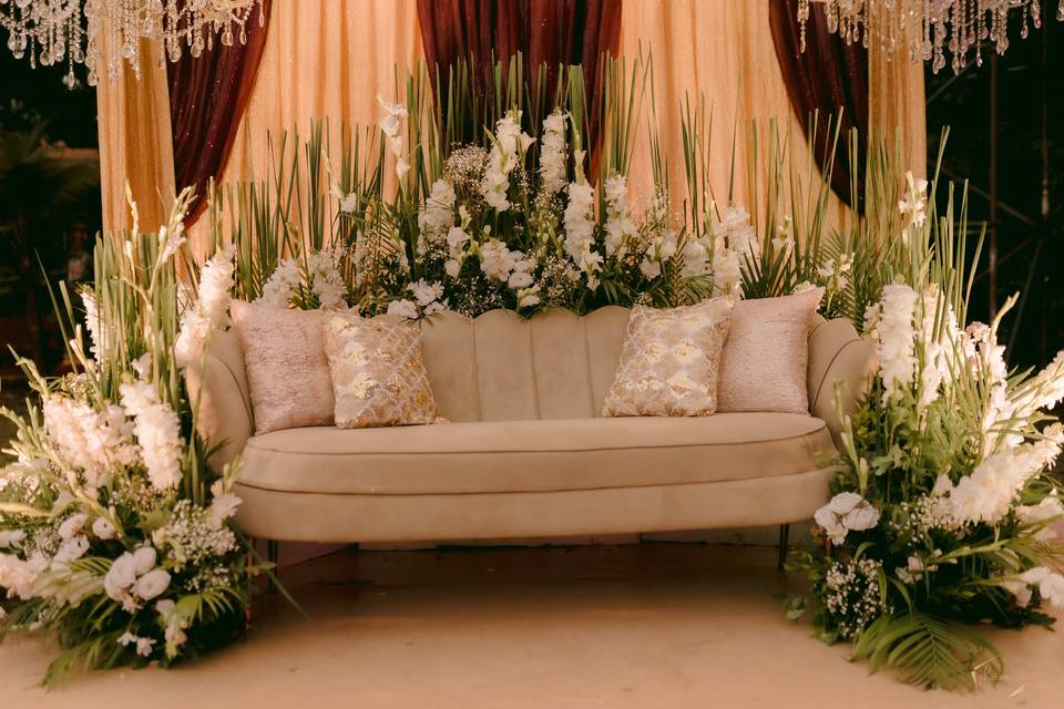 Couple seating