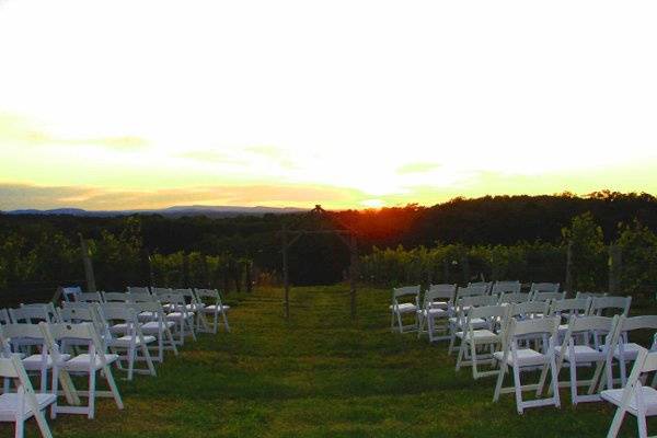 Ceremony setup