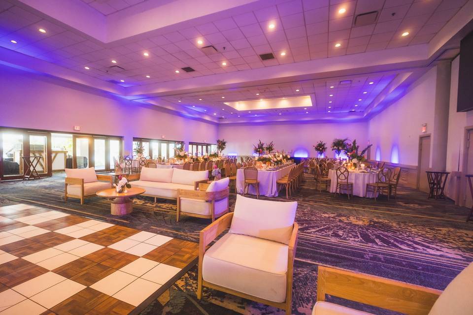 Elegant Ballroom Lighting