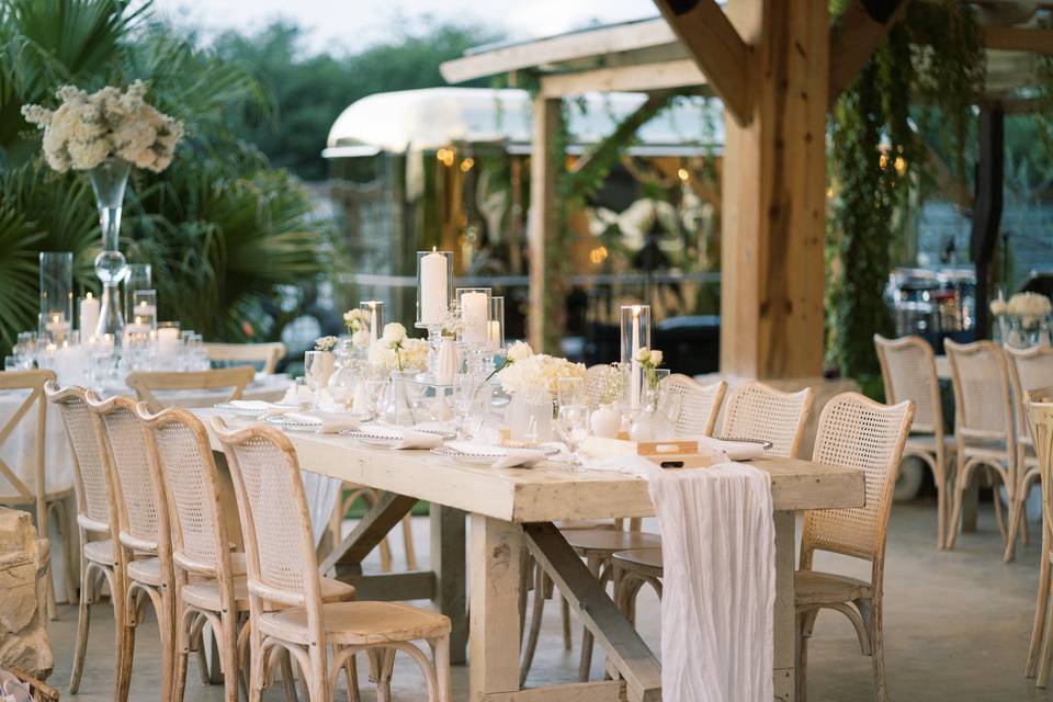 Rustic Outdoor Reception