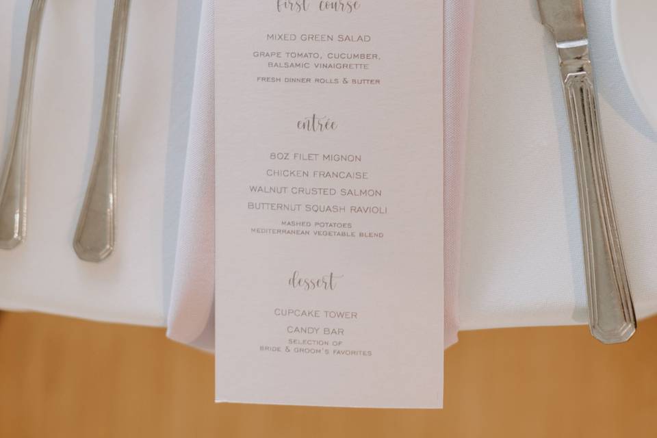 Menus