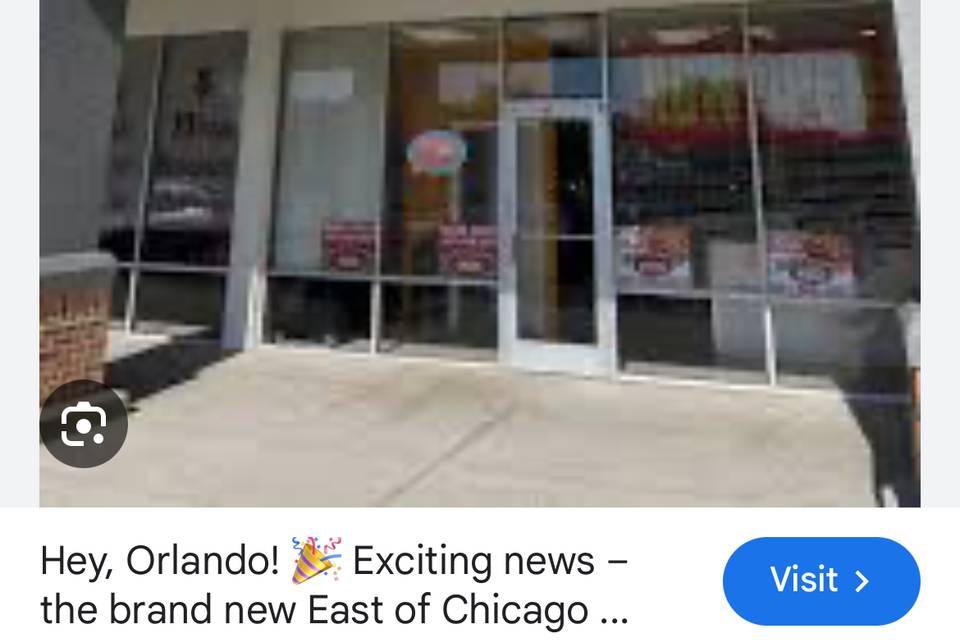 East of Chicago