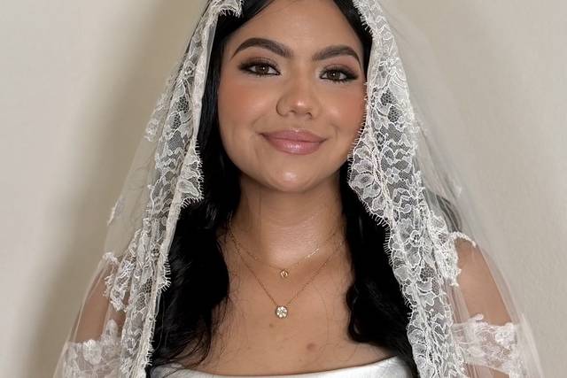 Soft Glam Bridal Look