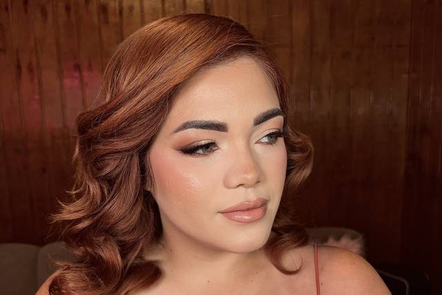 Glowing skin bridal Glam