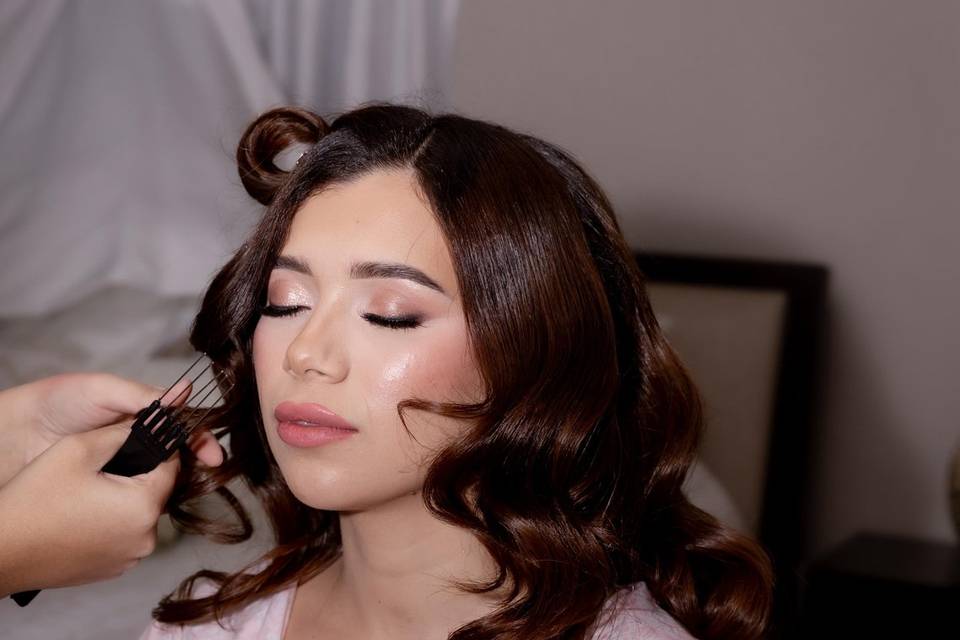 soft Glam Bridal Look