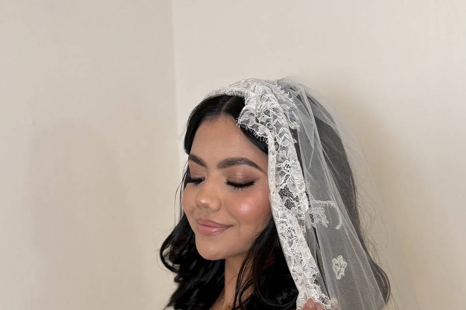 Soft Glam Bridal Look