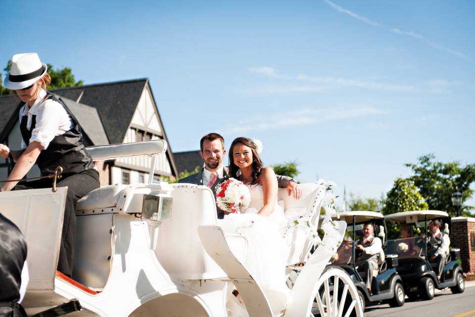 Carriage & golf cart entrance