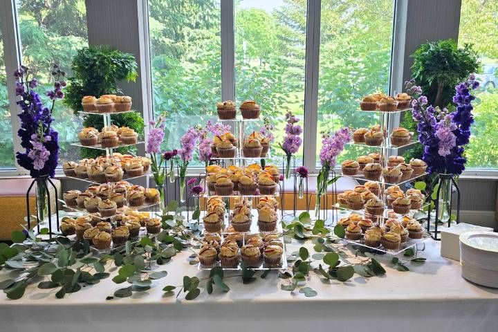 Towered Wedding Cupcakes