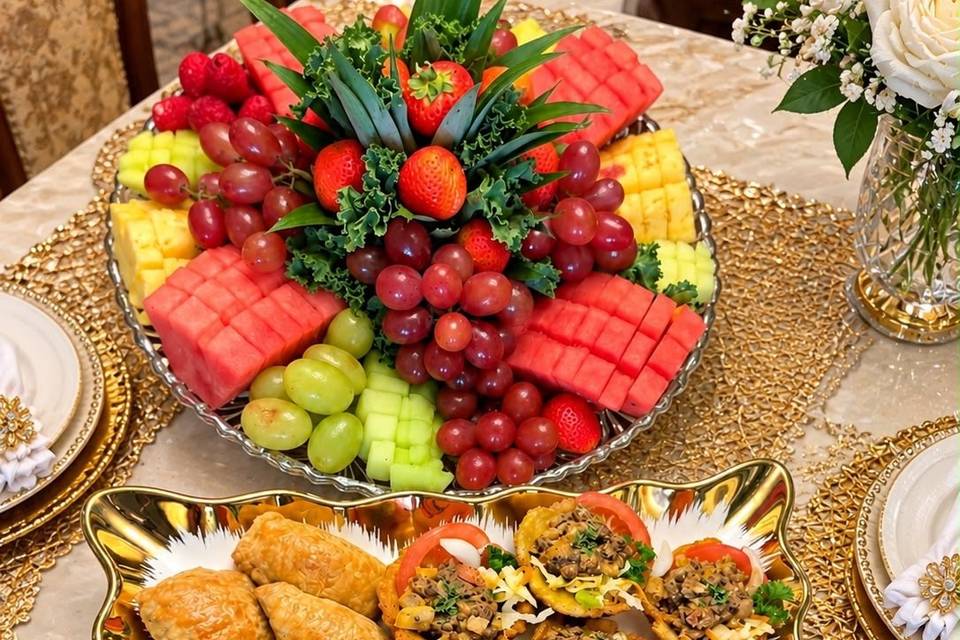 Haitian appetizer platter
