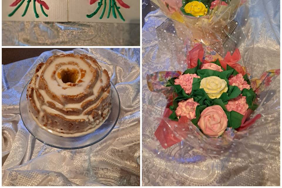 Sour Cream Poundcake, Bouquet