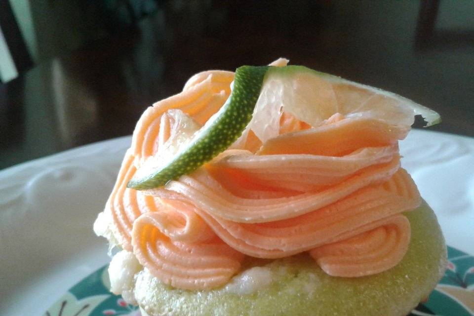 Lime Mango cupcake