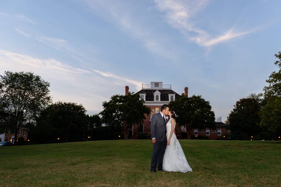 Couple kissing