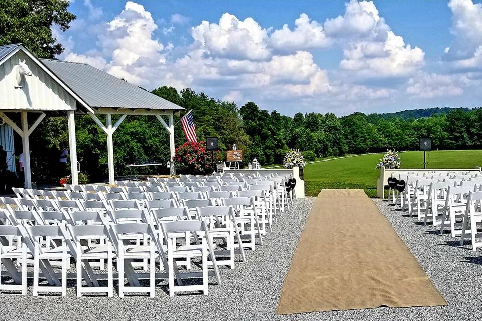 Courtyard Wedding