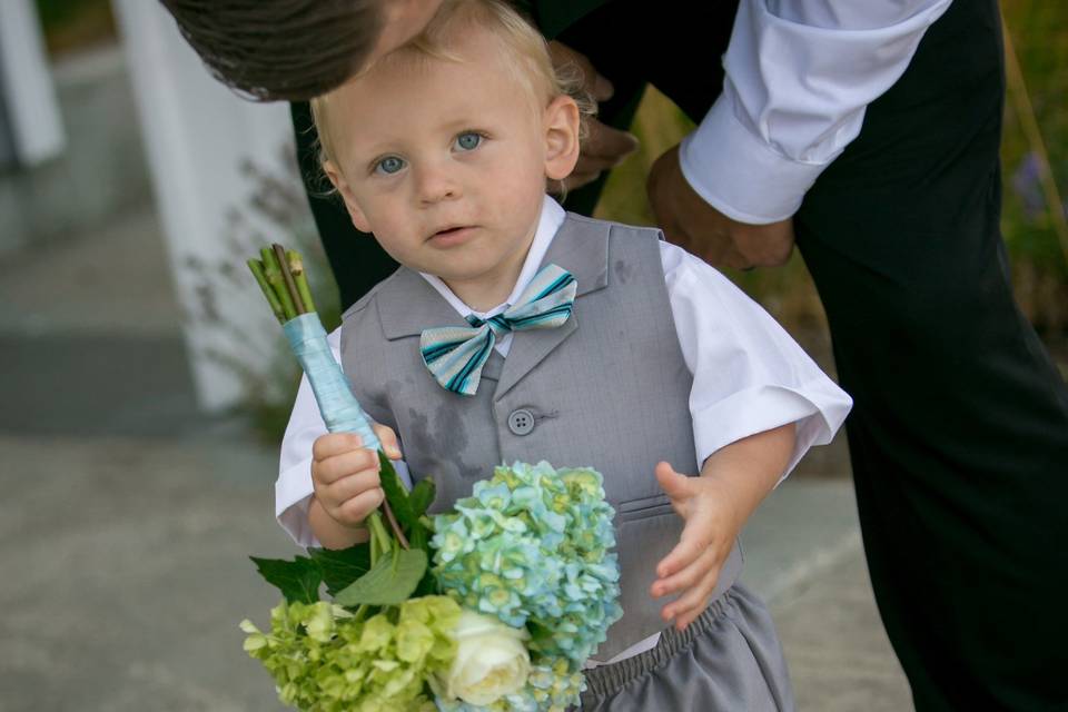 Helping with the wedding