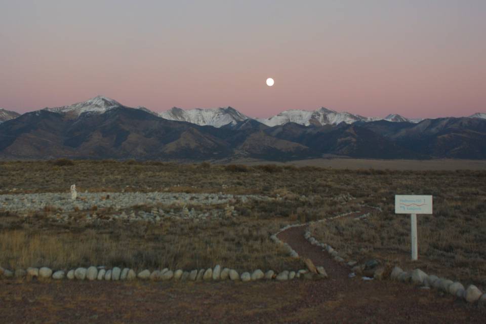 Labyrinth at Sunset