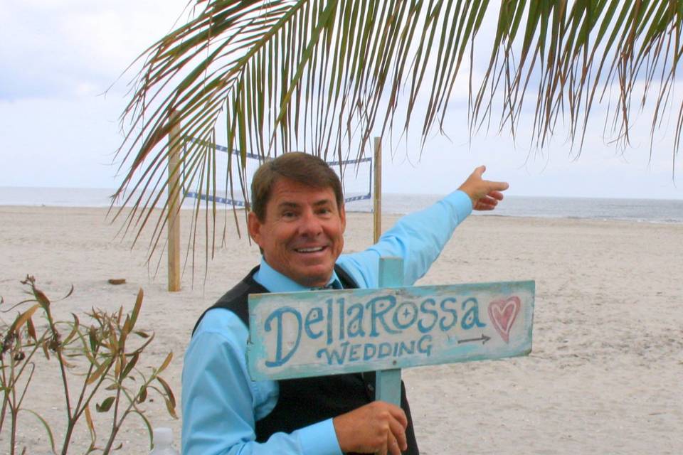 Beach Ceremony at the Laguna on Brigantine Beach