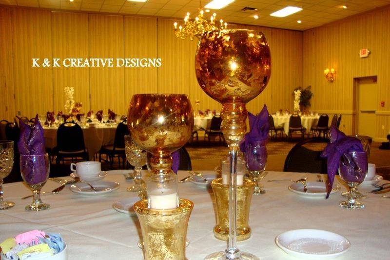 Gold Centerpiece