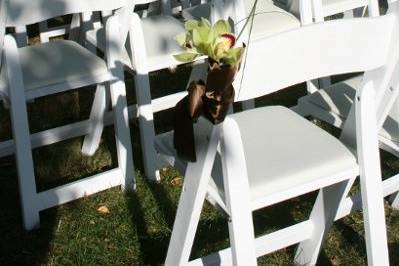 White chairs