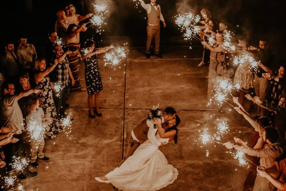 Send Off with Sparklers