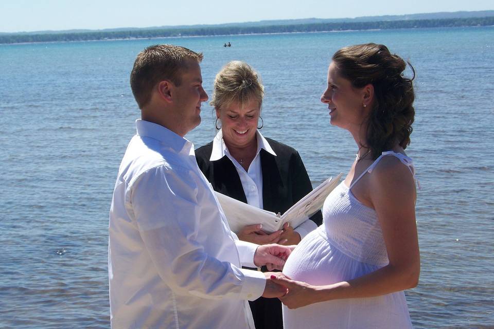 Beach ceremony