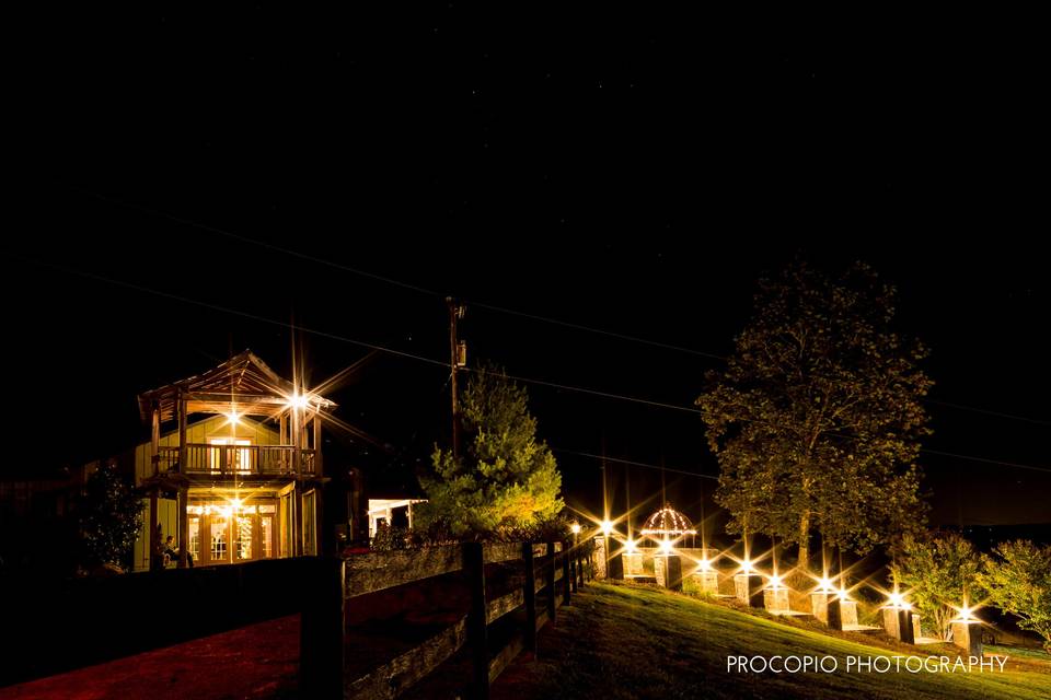 Bluemont Vineyard Ligths