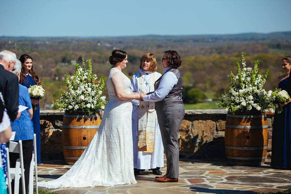 Bluemont Vineyard Ceremony