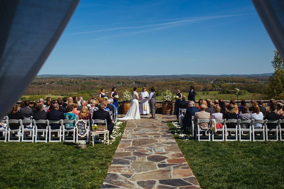 Bluemont Vineyard Ceremony