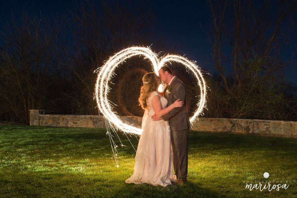 Light painting - Bluemont Vineyard