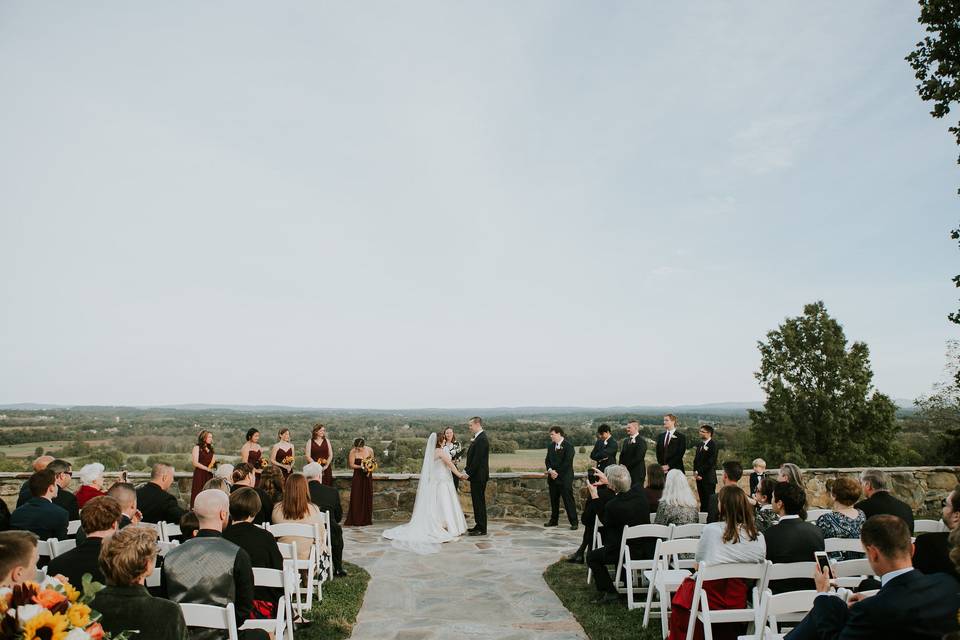 Bluemont Vineyard Ceremony