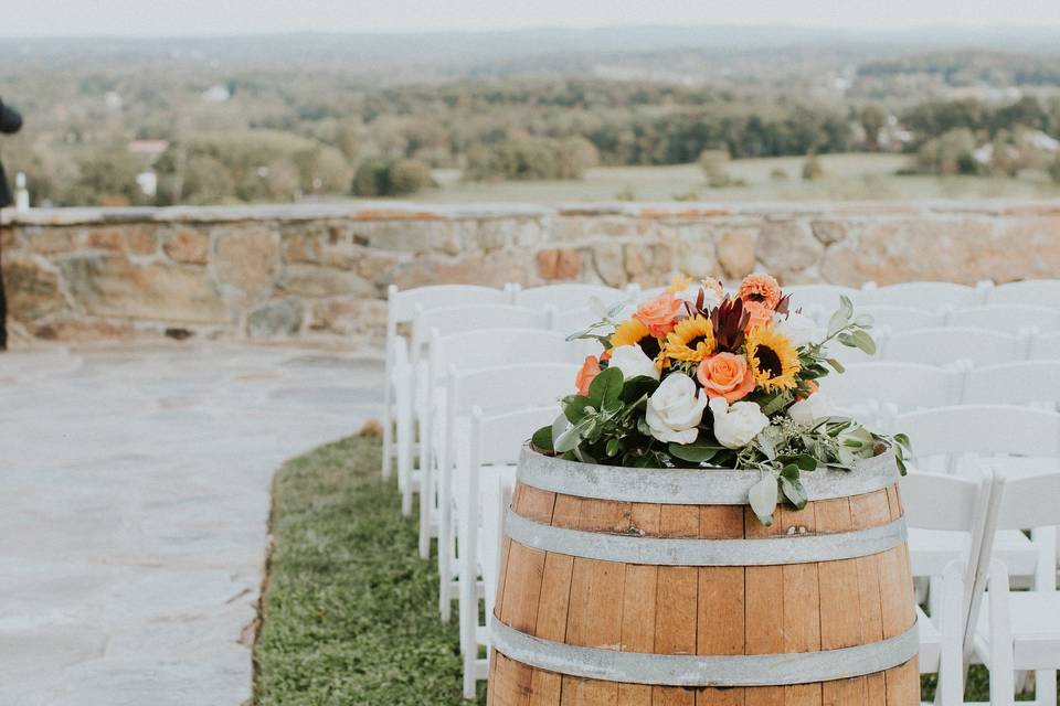 Bluemont Vineyard Reception