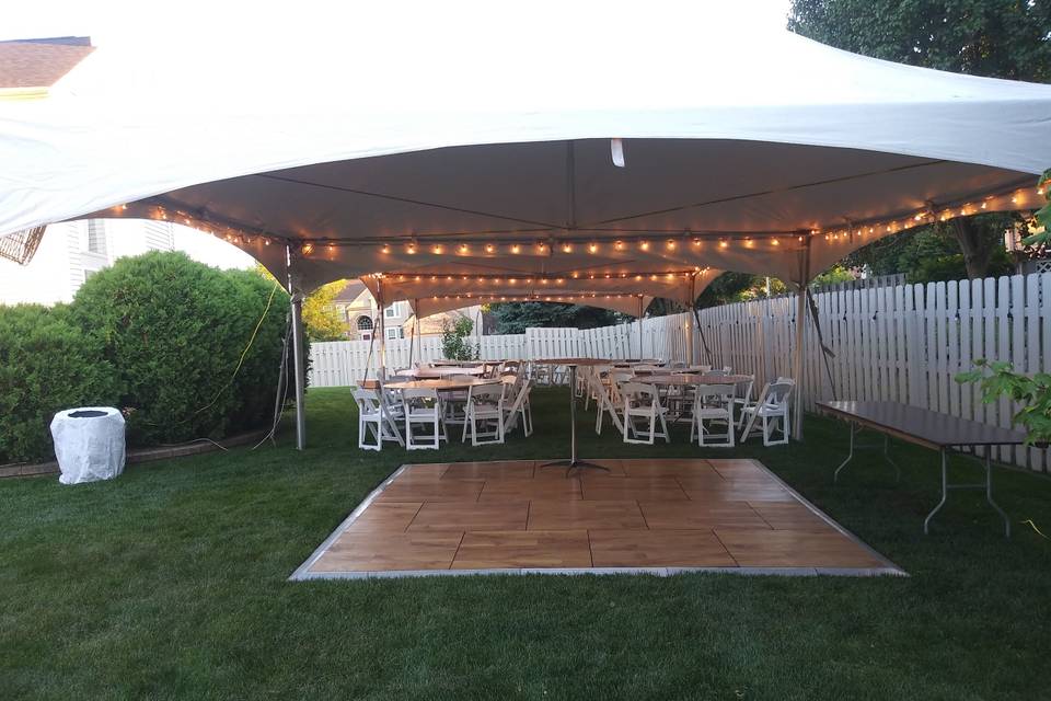 Tent, Dance Floor Lights