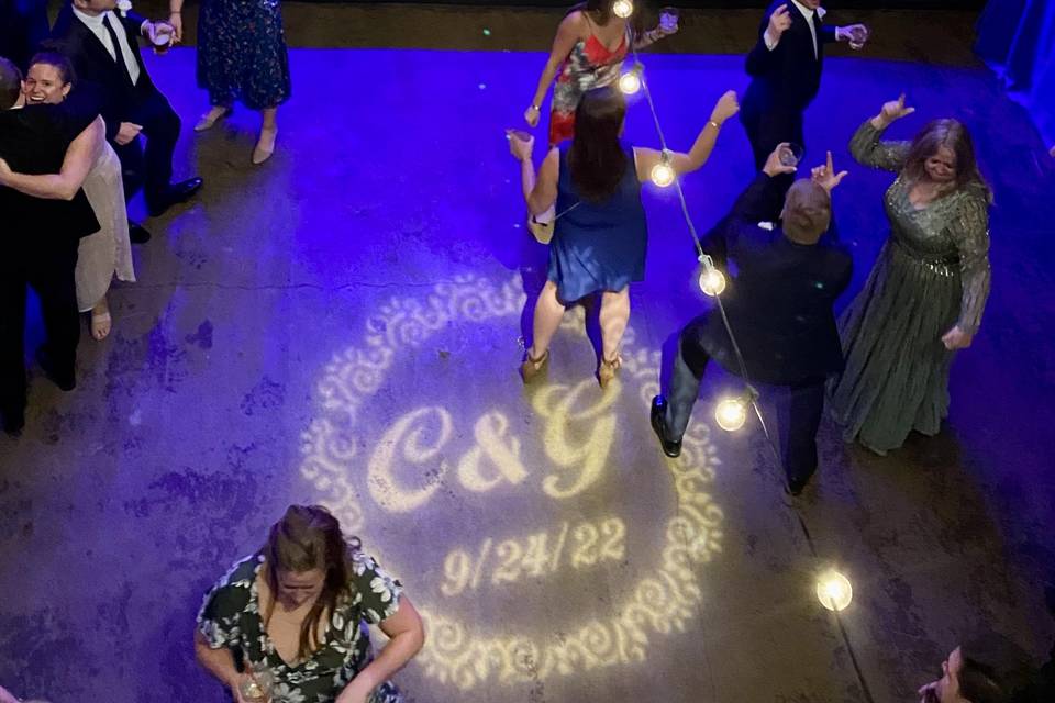Custom Monogram and Cafe Light