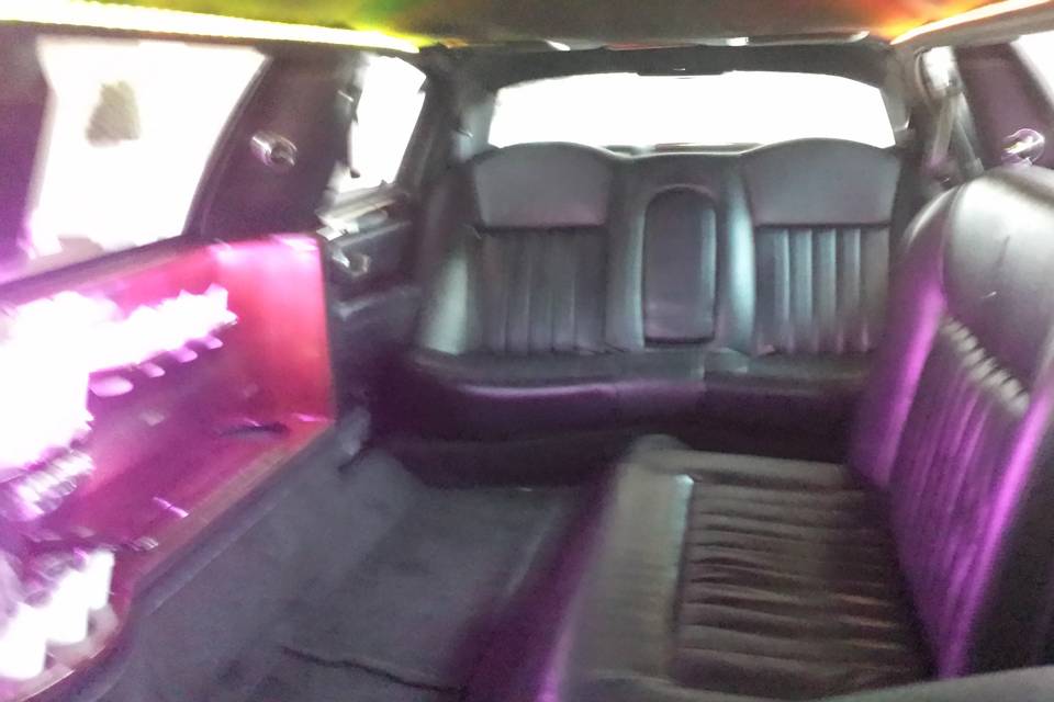 Pink limo lights