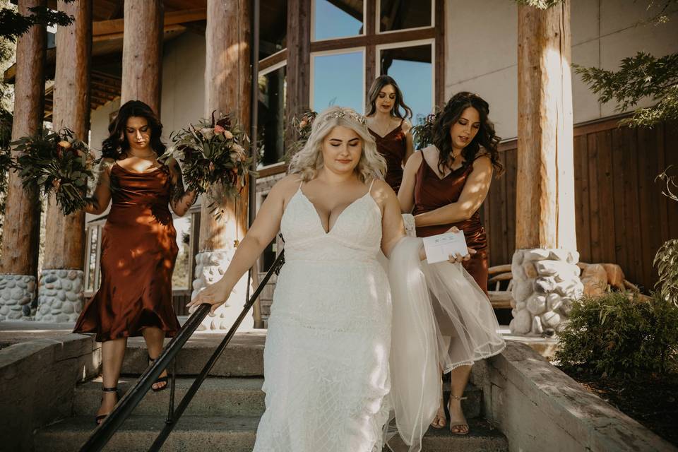 Bridesmaids in Action