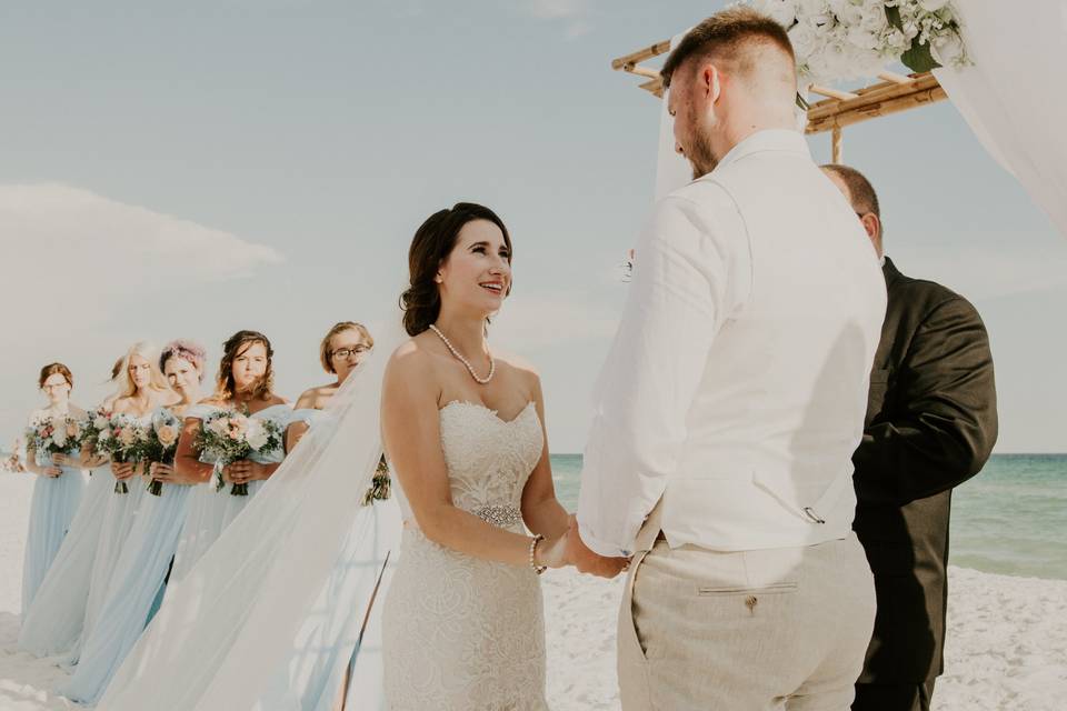 Emerald Coast Beach Wedding