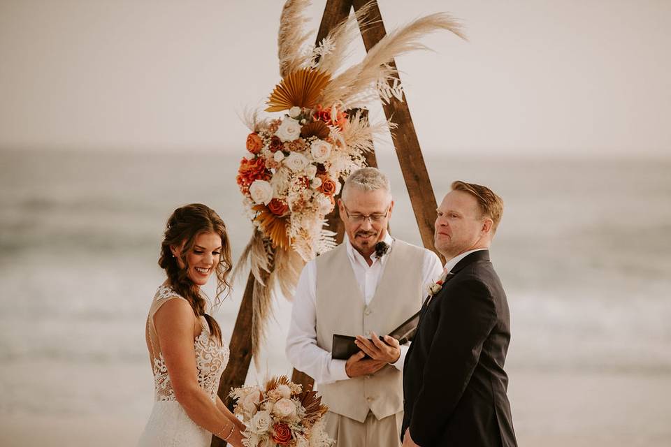 Boho Beach Wedding