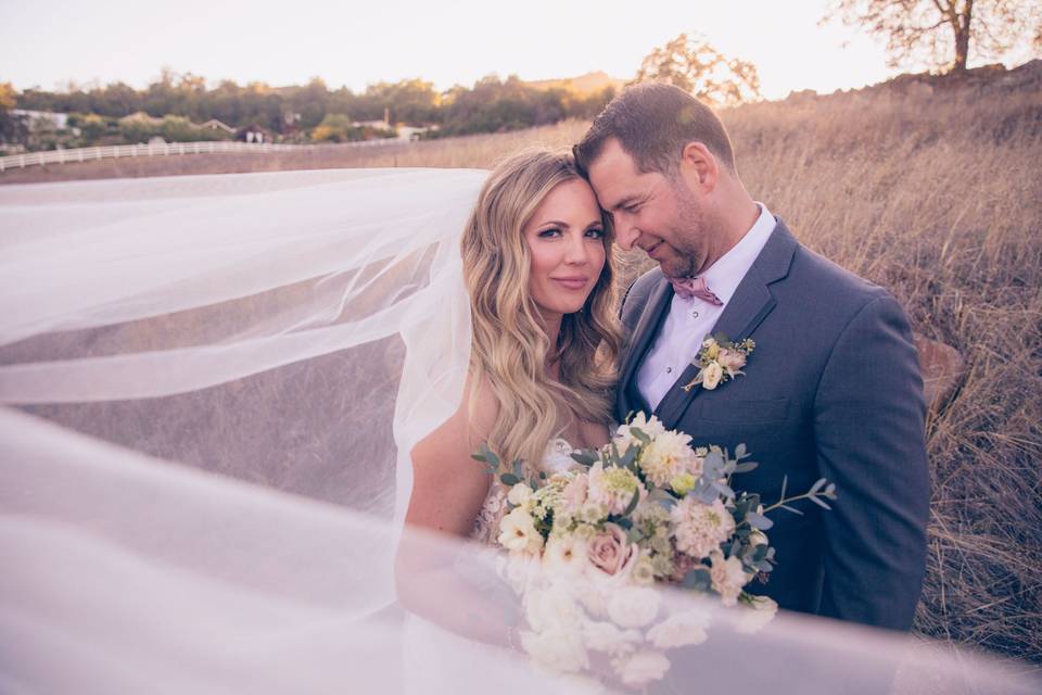 We love long veils