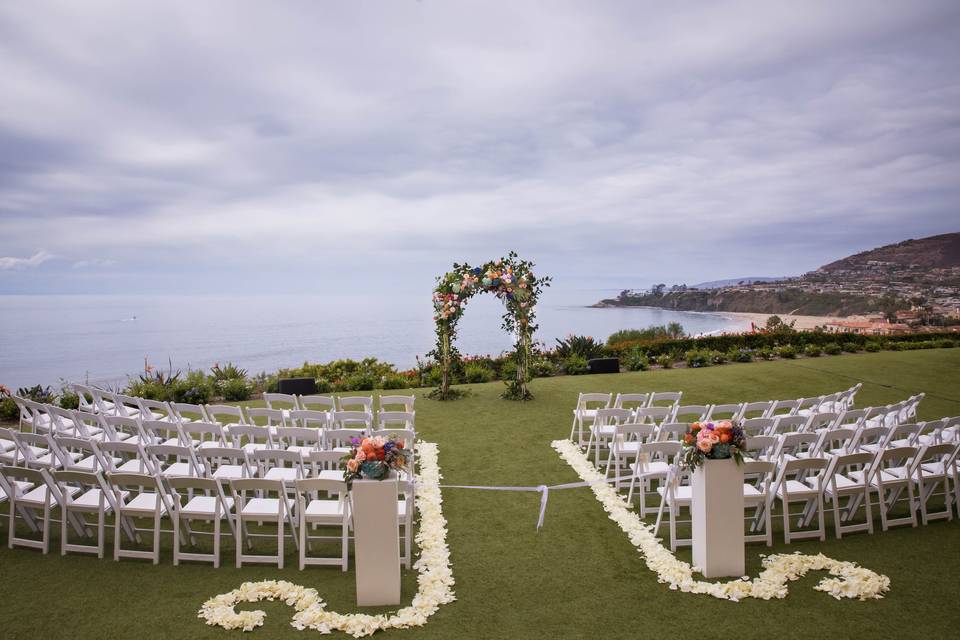 Cliffside ceremony