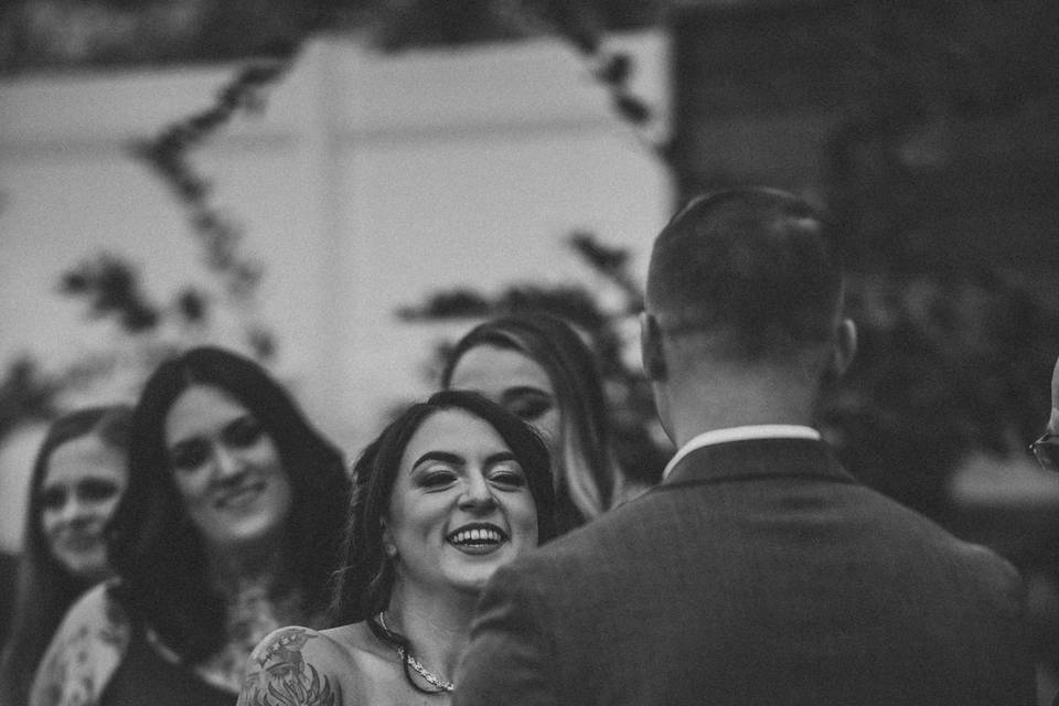 Candid ceremony