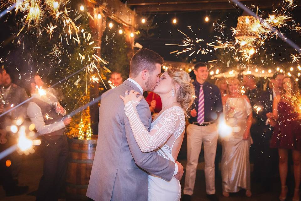 Sparkler first dance