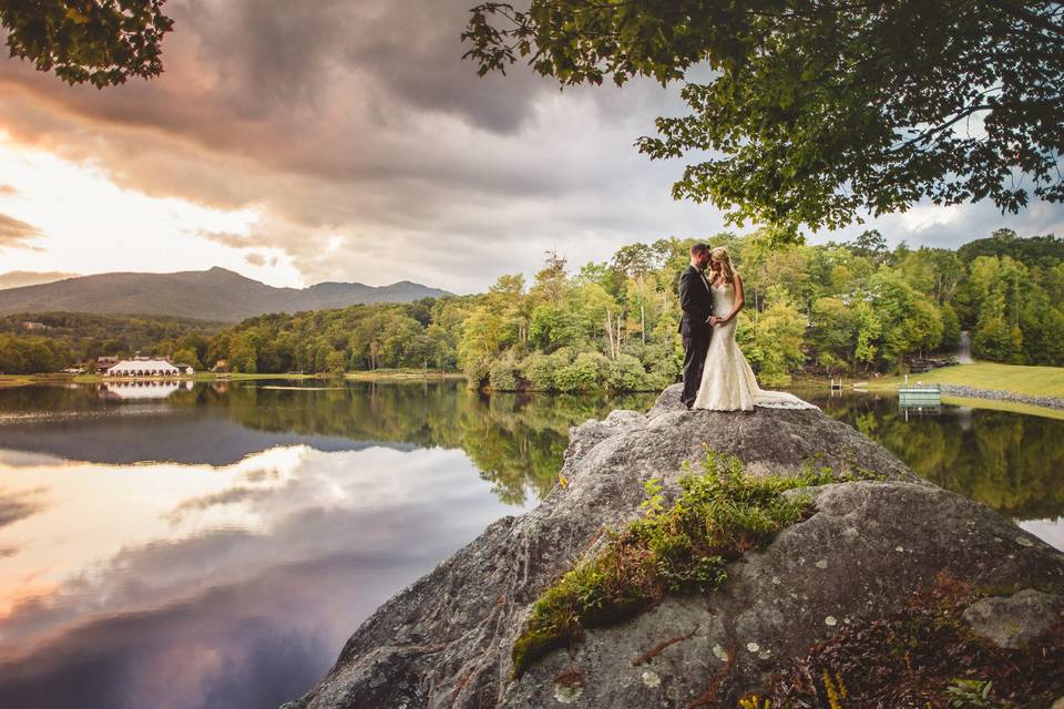 Couple kissing