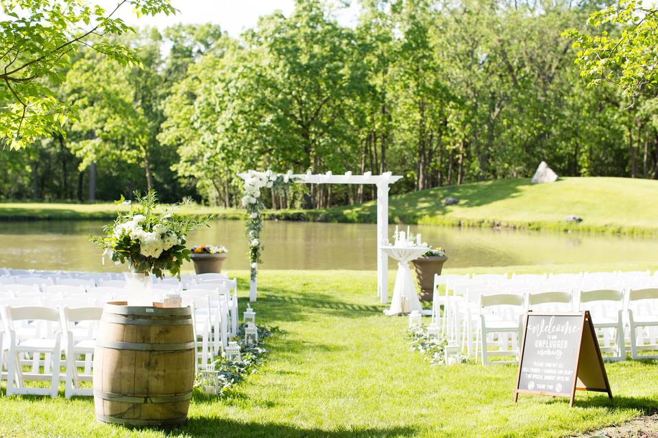 Outdoor ceremony