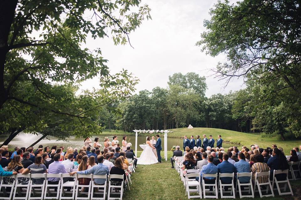 Wedding Ceremony by water