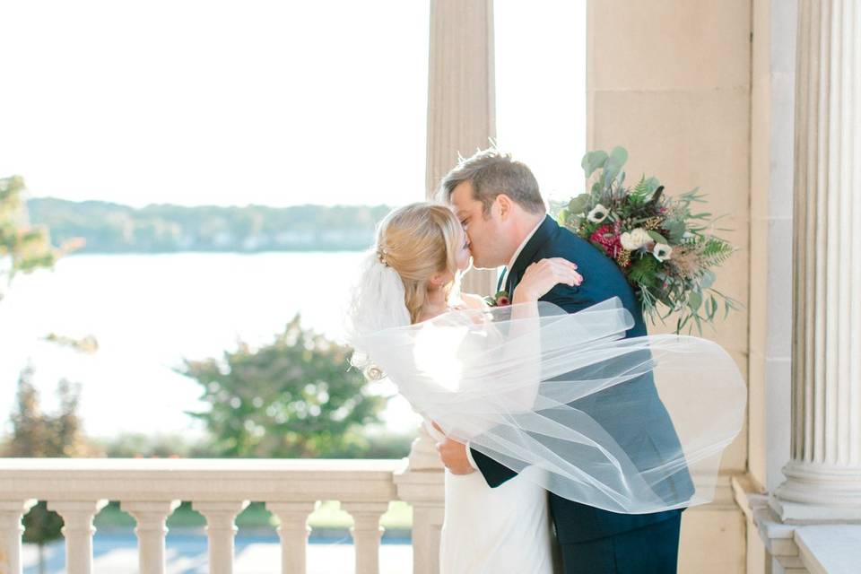 Couple on the balcony