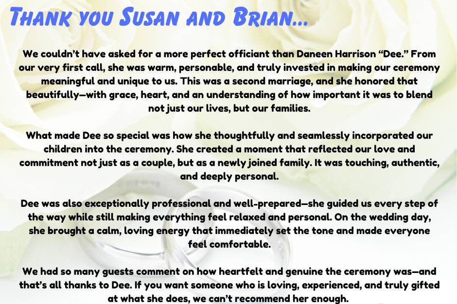Susan & Brian