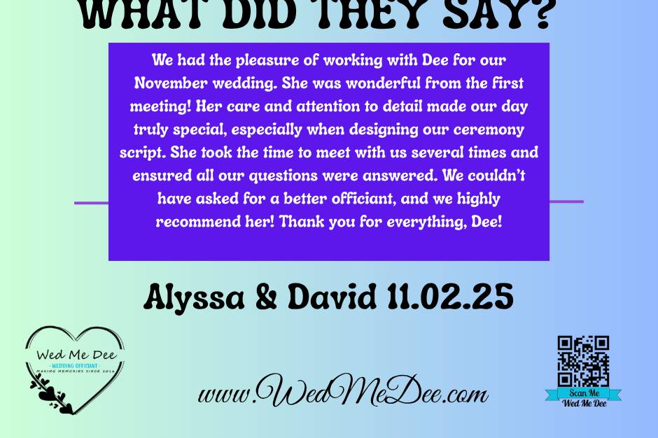 Alyssa & David