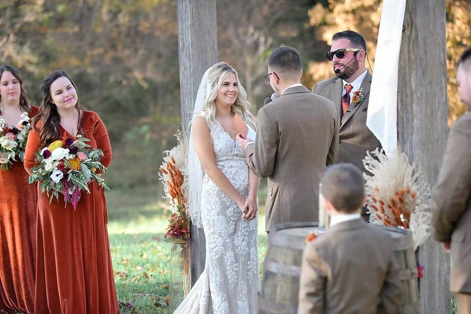 Gorgeous ceremony