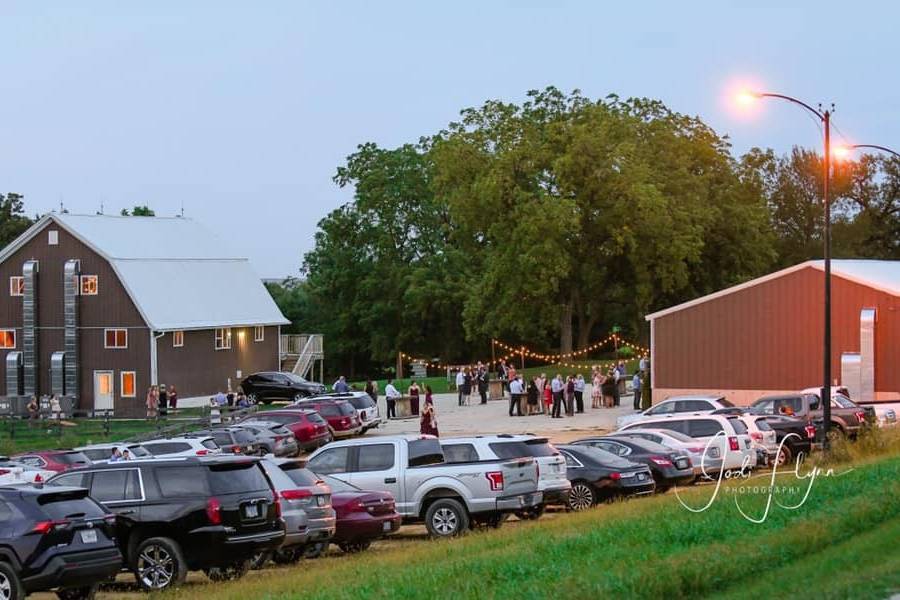 Parking lot, Shed and Barn